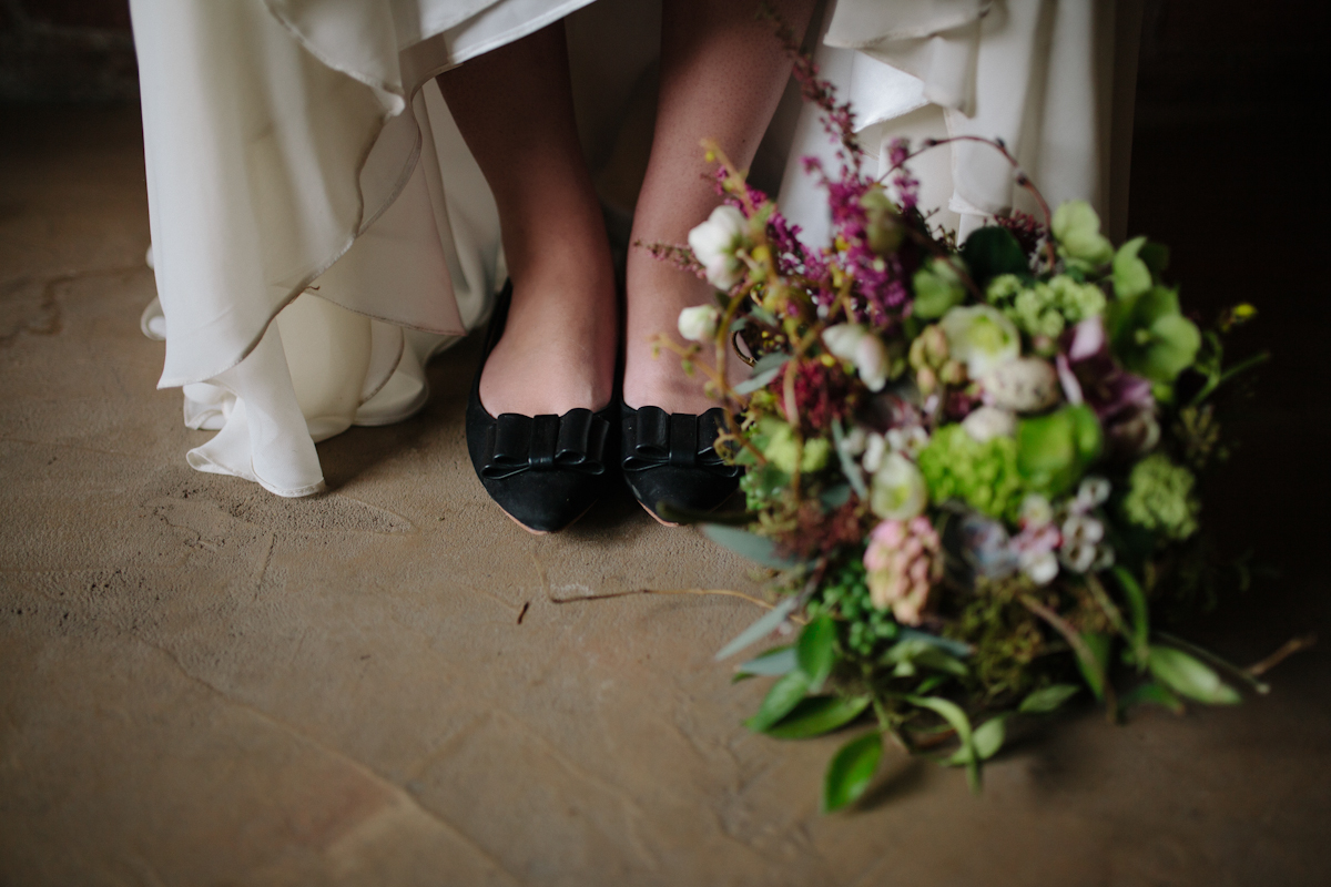 62. Flat wedding shoes