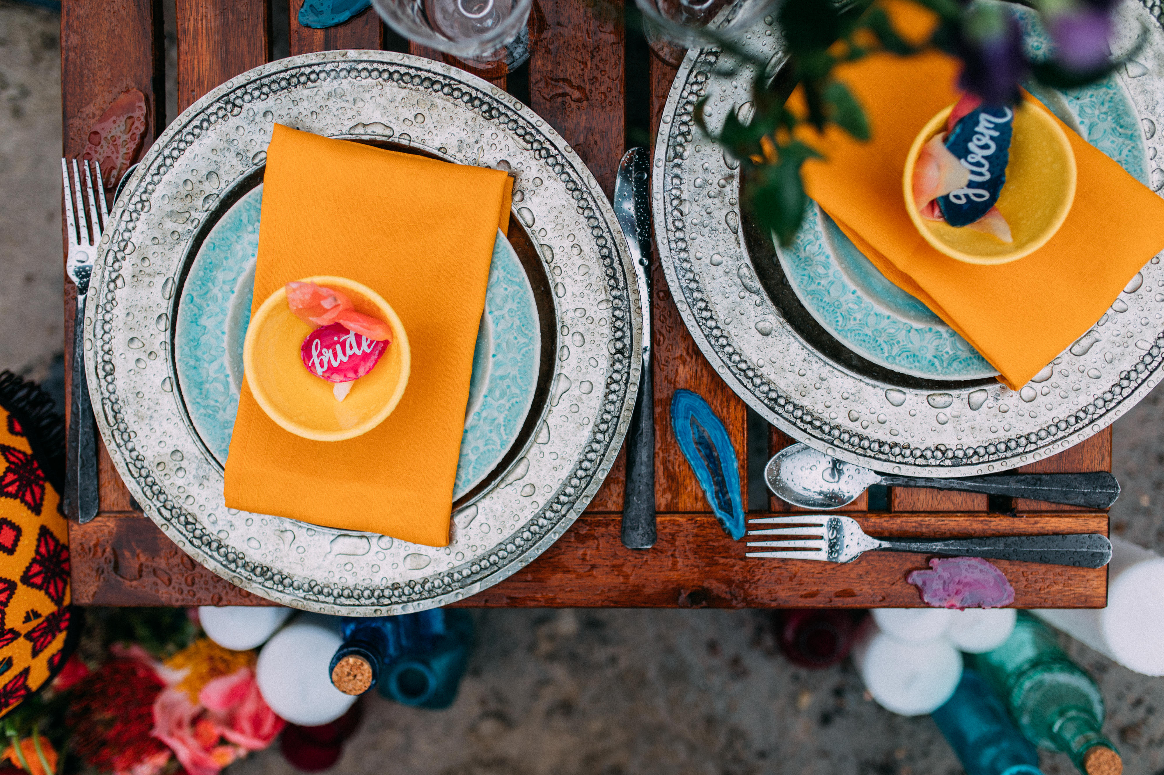 boho wedding tablescape