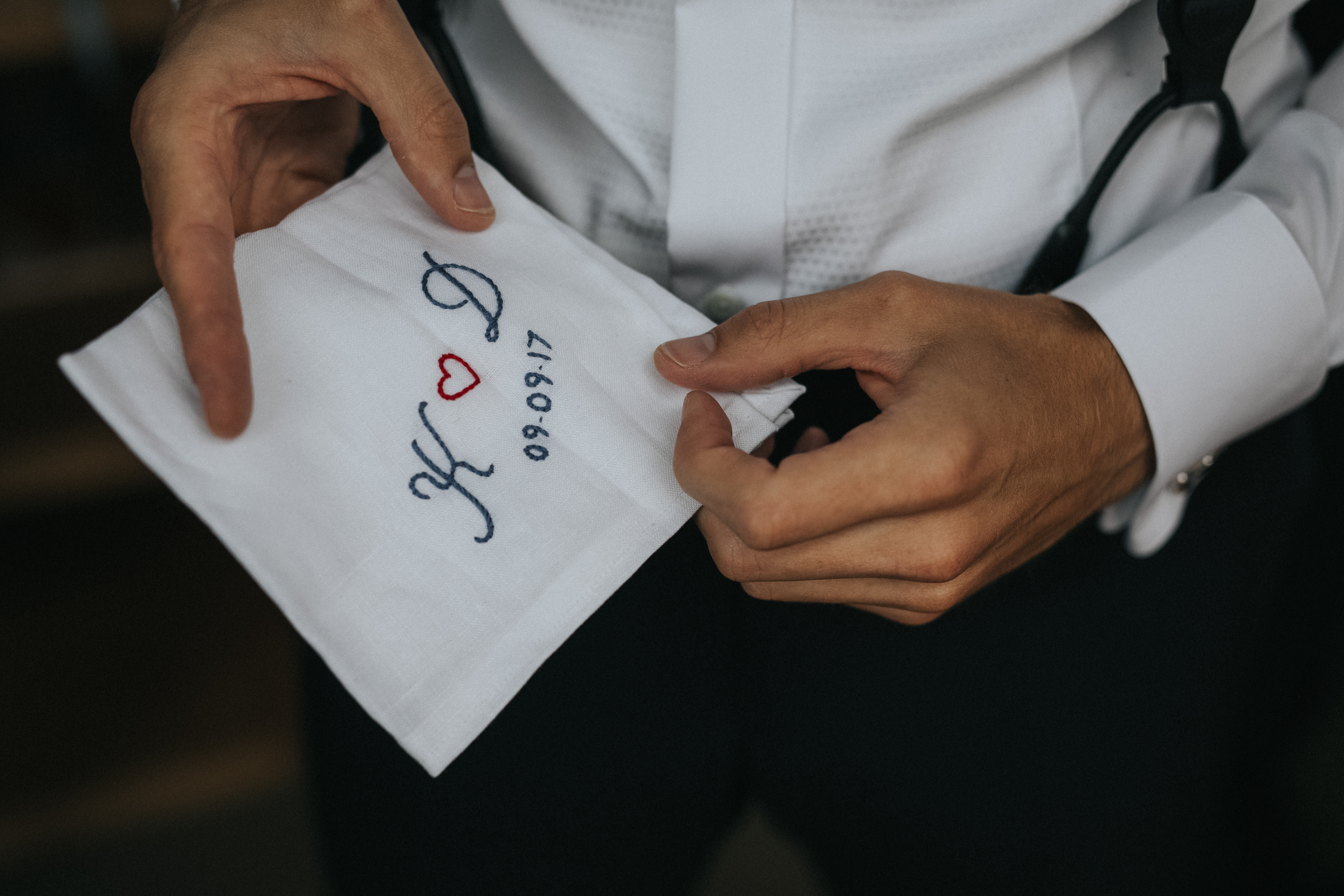 wedding handkerchief