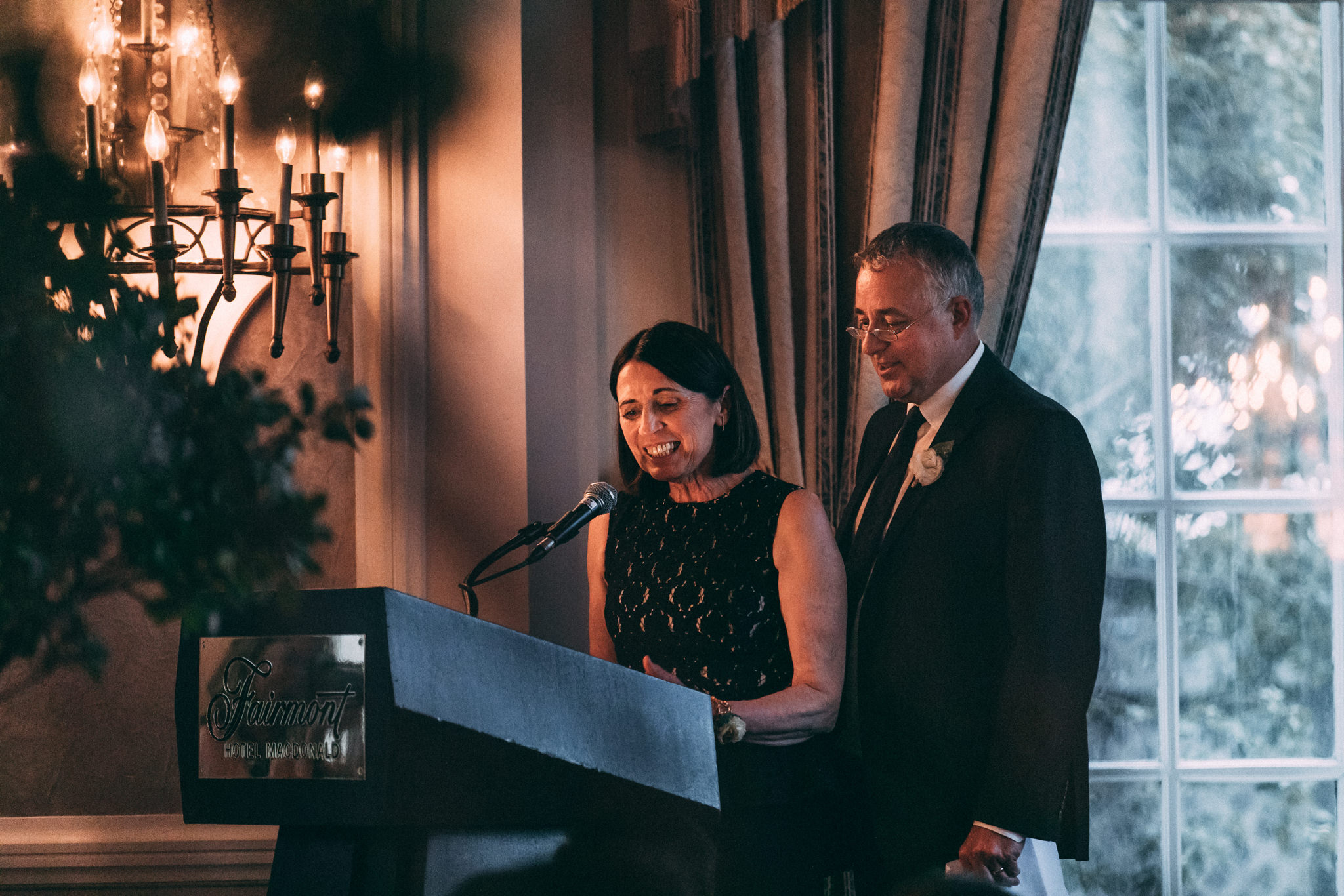 hotel macdonald wedding reception