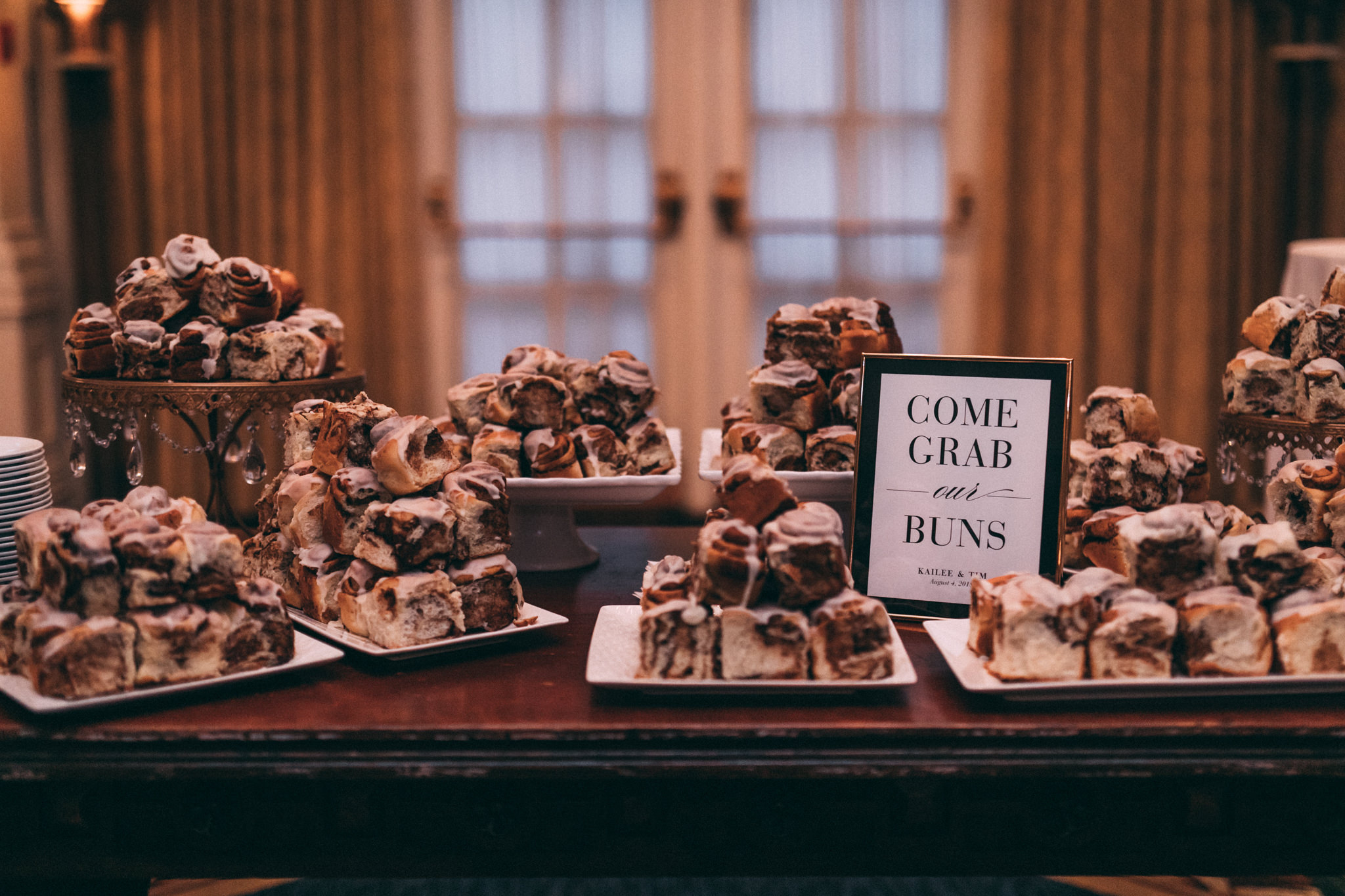 wedding dessert table