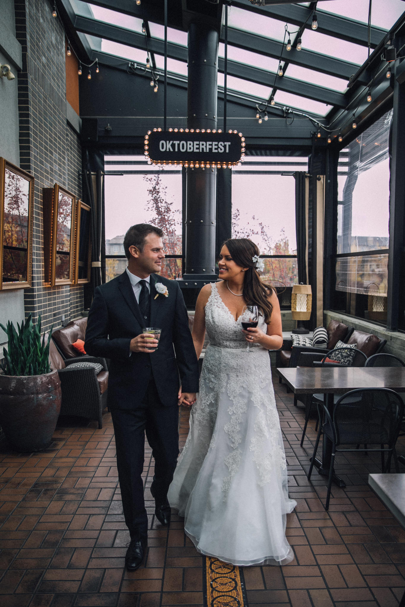 edmonton indoor wedding photos