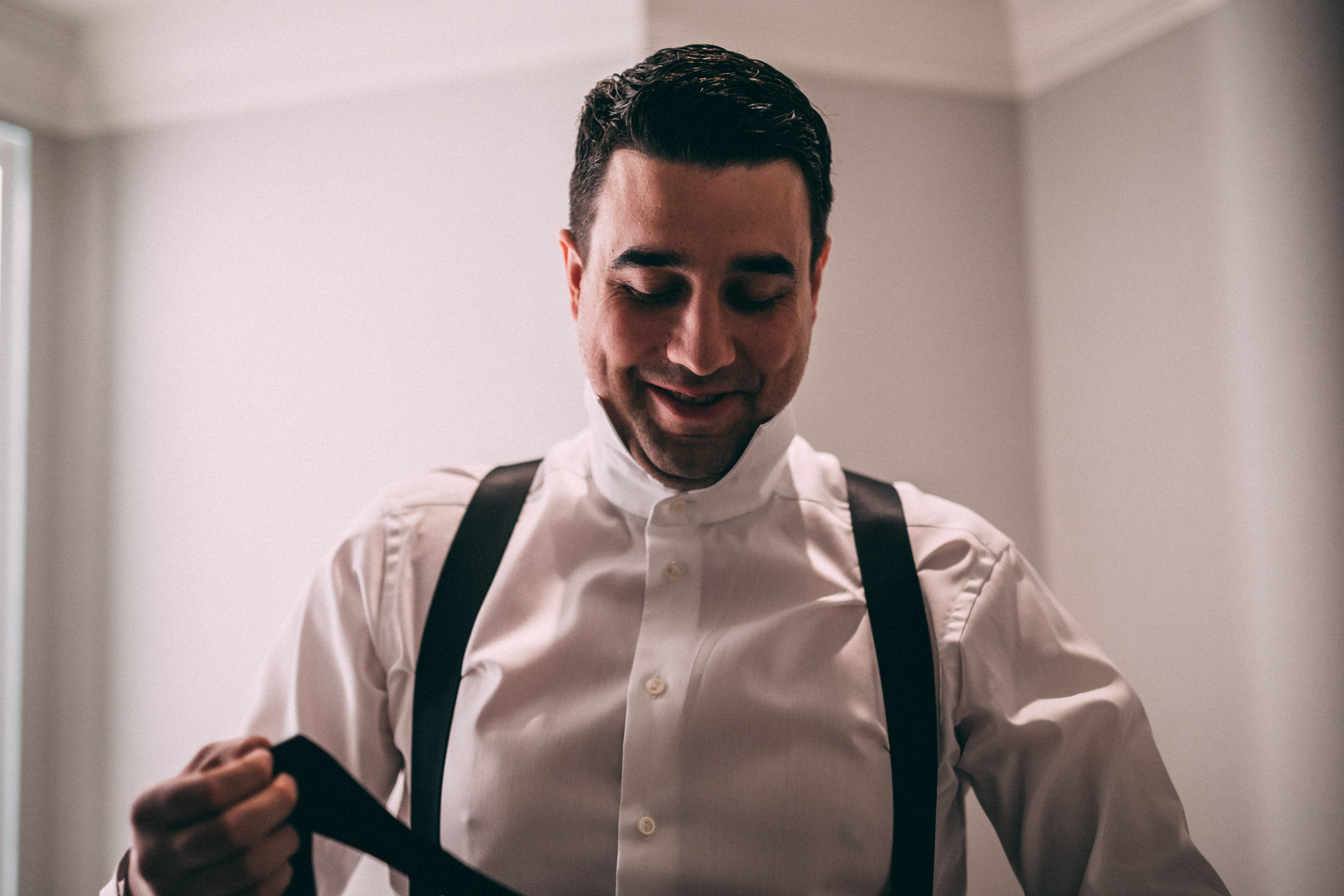 groom getting ready