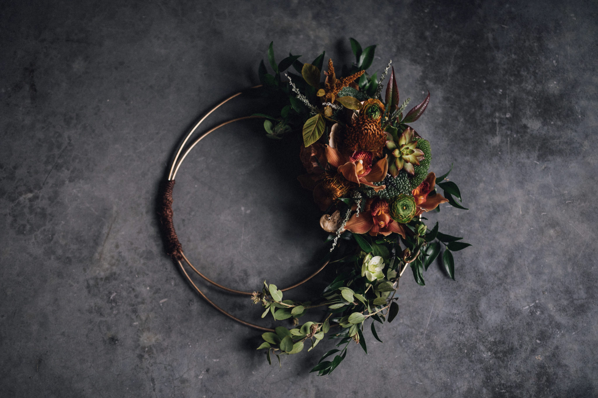 floral hoop