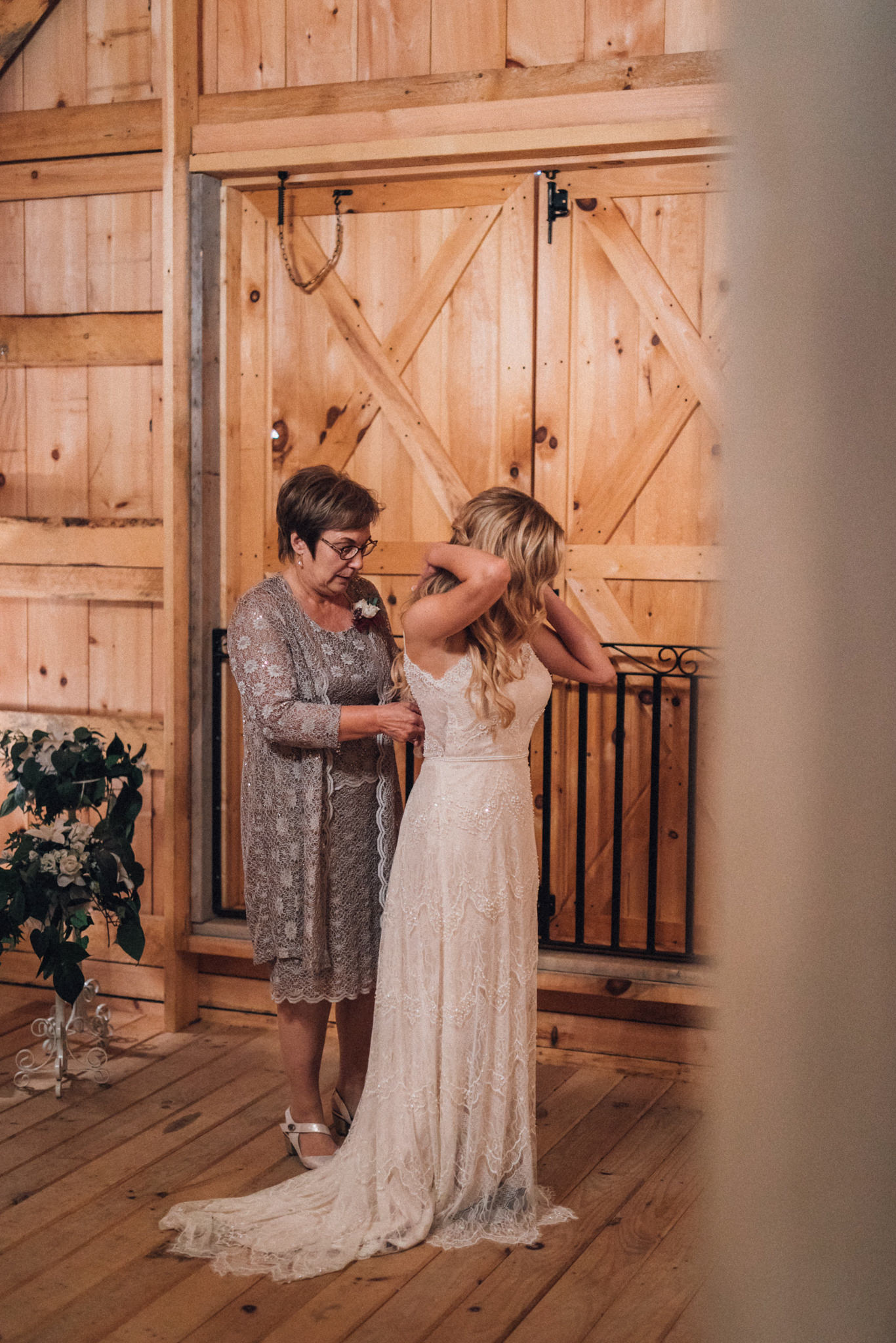 bride getting ready