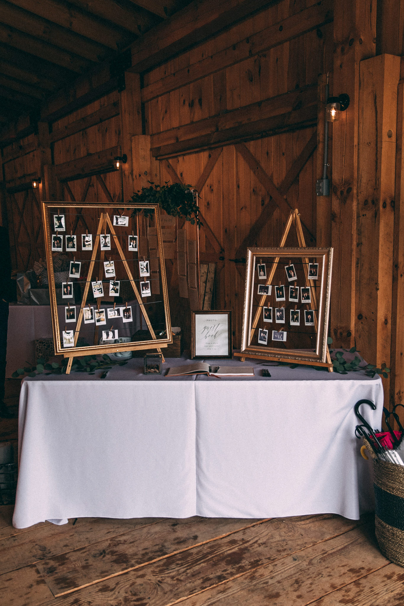 wedding welcome table