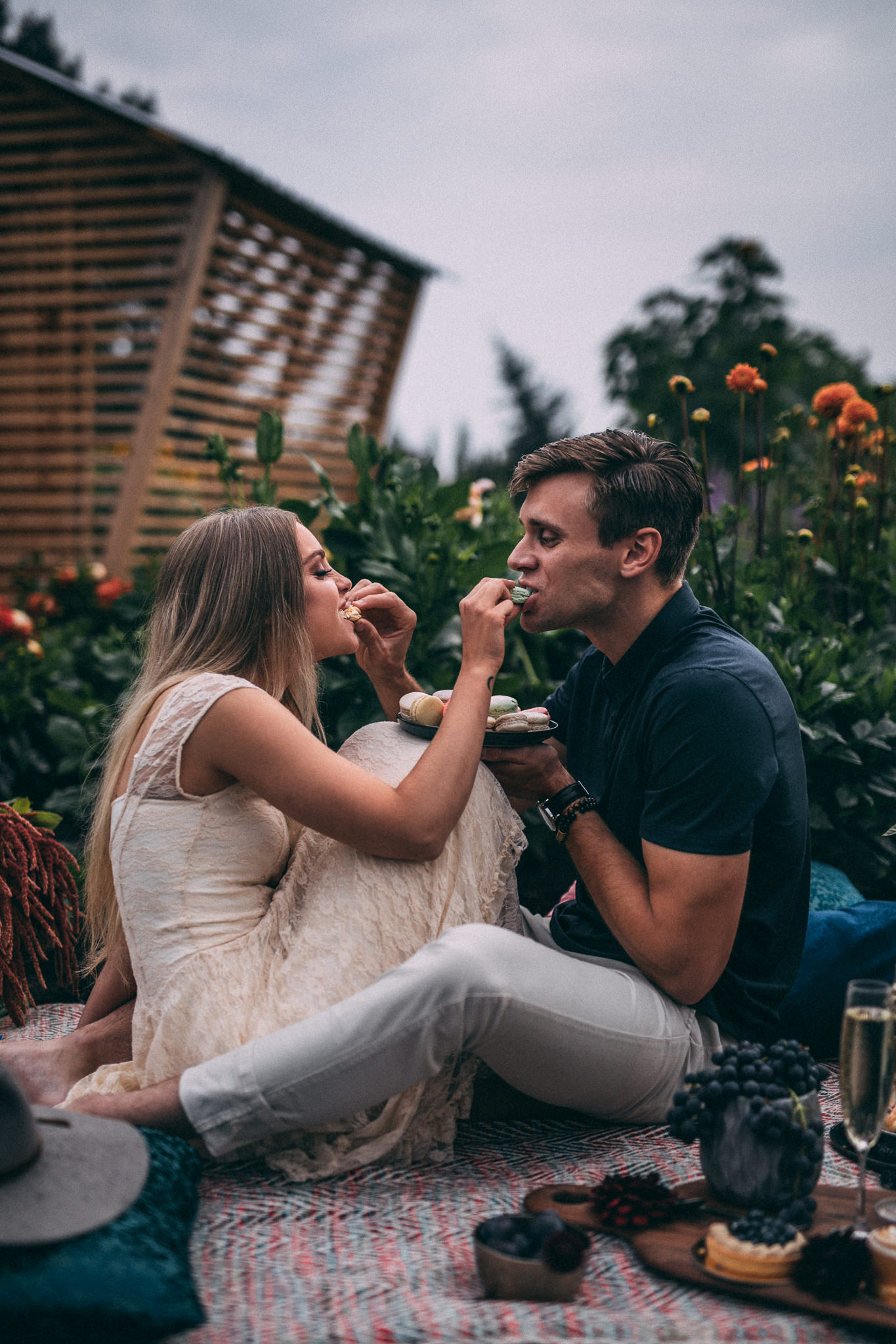 rainy picnic