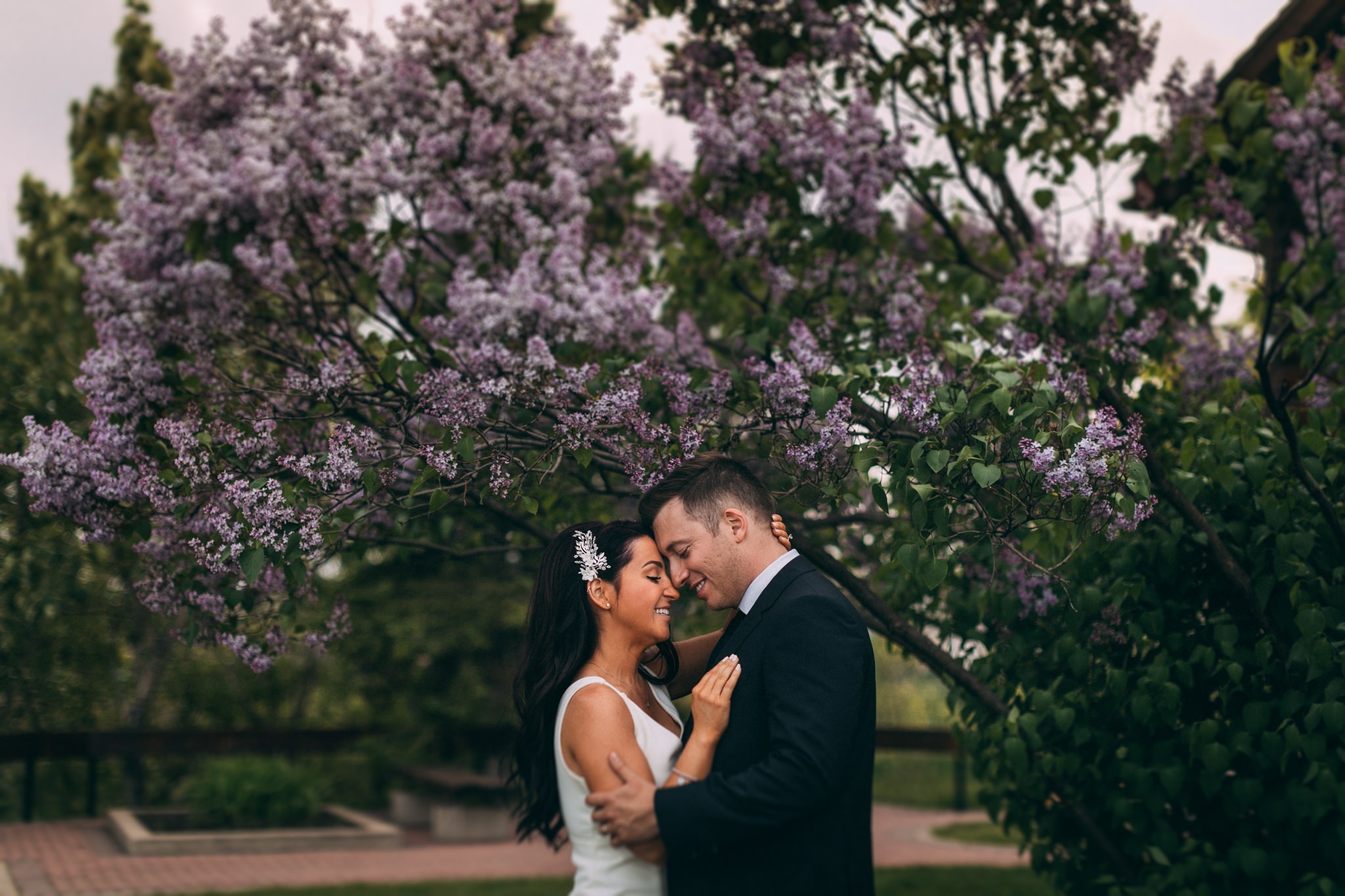 Intimate COVID wedding in Edmonton, Alberta