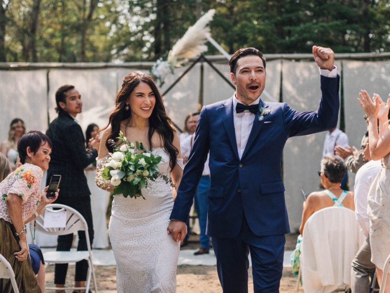 outdoor tented wedding