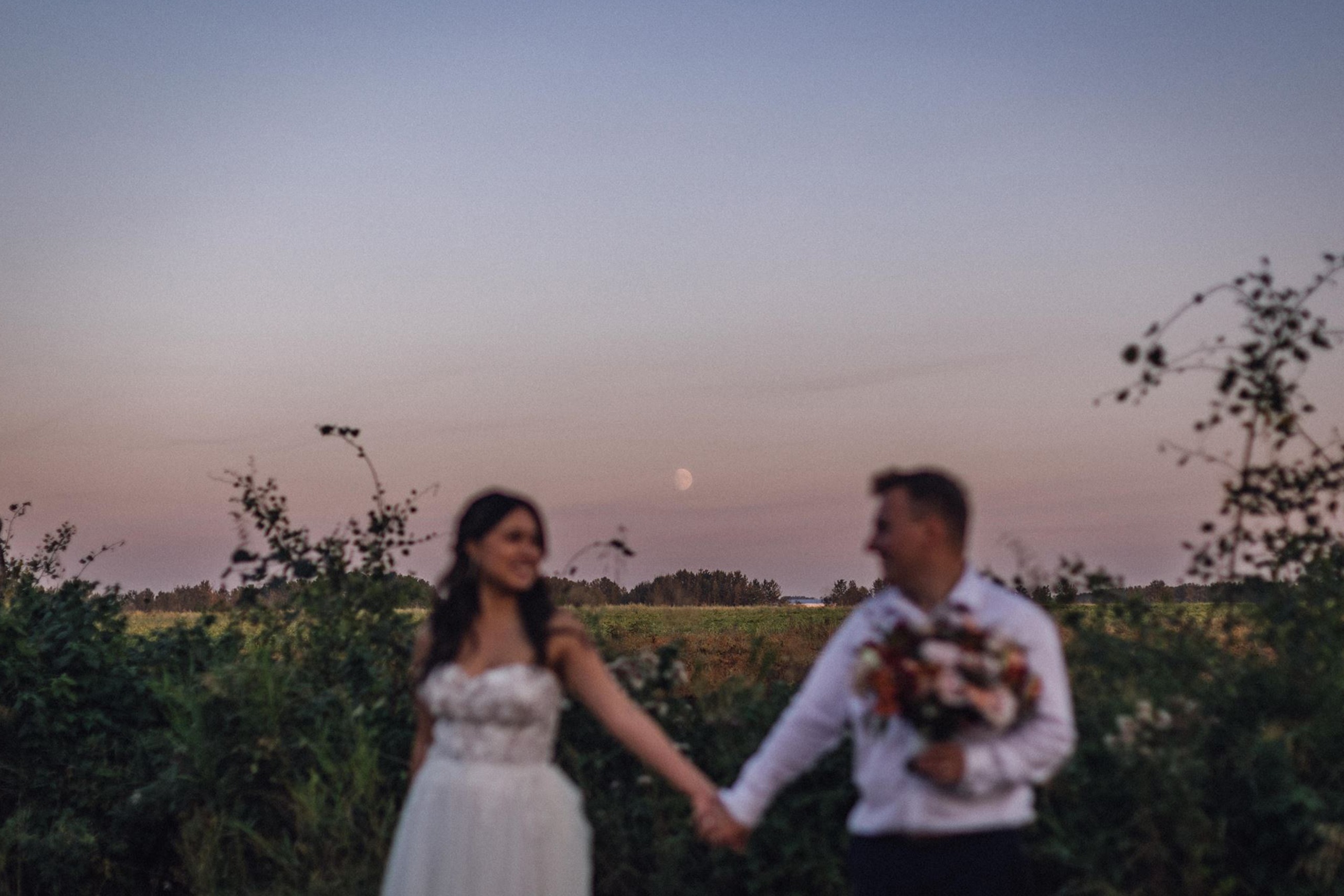 Autumn Pine and Pond wedding © Janine Rose Photography