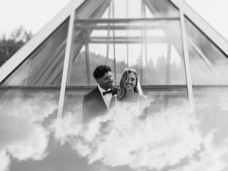 intimate muttart conservatory wedding © Janine Rose Photography